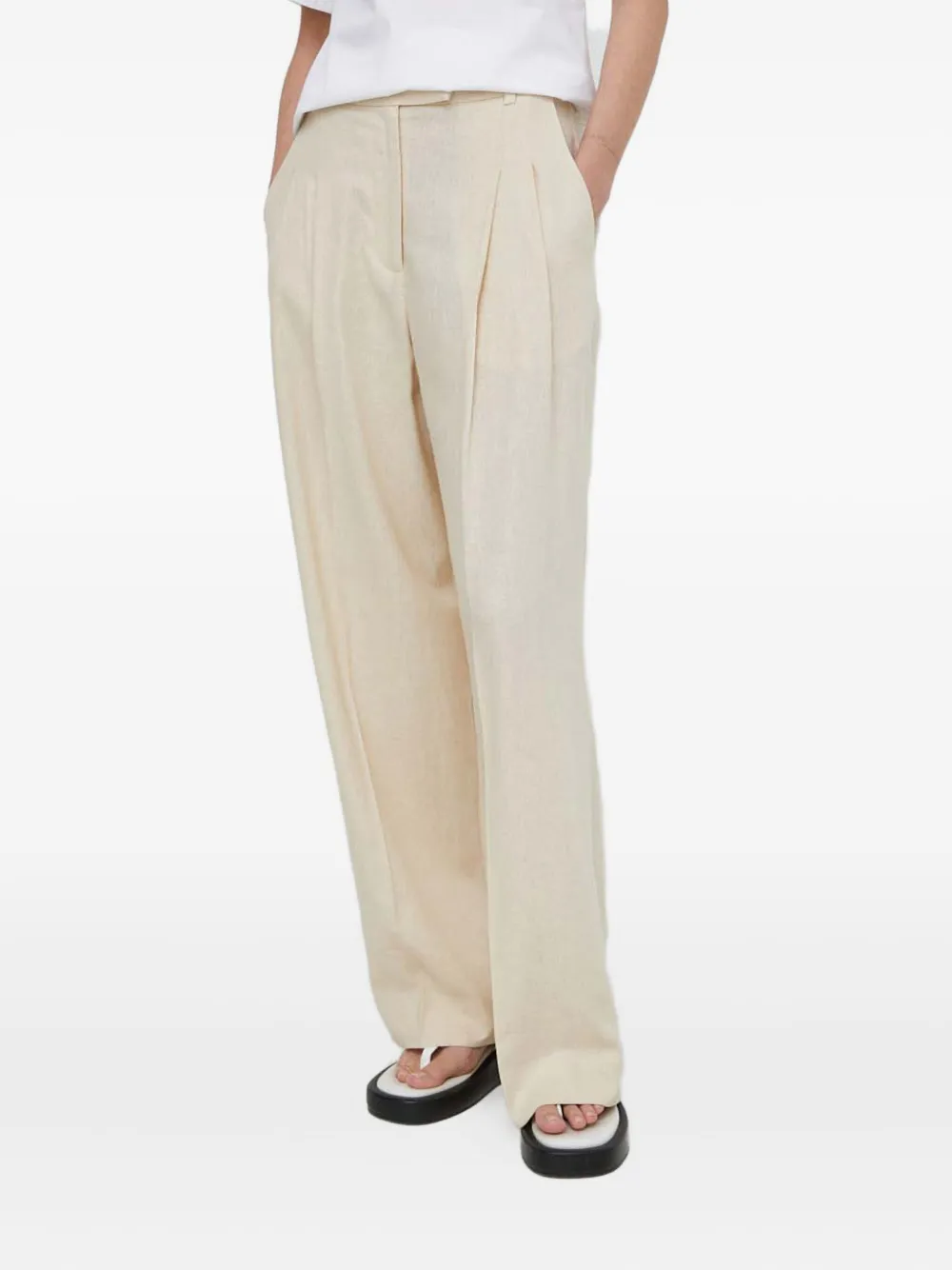 

Плиссированные брюки By Malene Birger, нейтральный