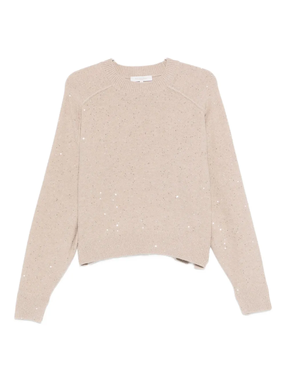 

Свитер с украшением из пайеток Antonelli, нейтральный