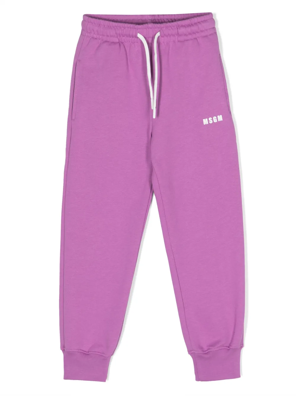 

Спортивные брюки с логотипом MSGM Kids, фиолетовый