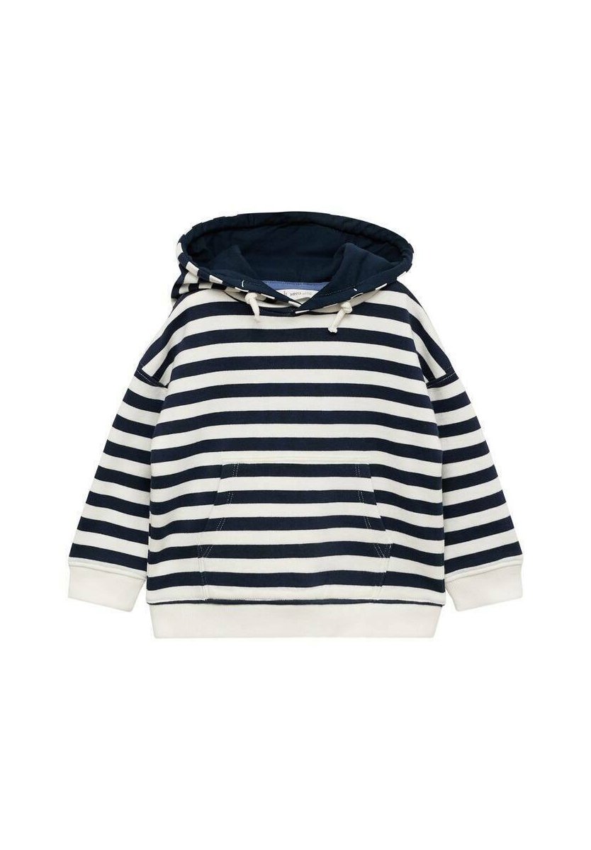 

Толстовка STRIPED con cappuccio Mango Kids, темно-синий