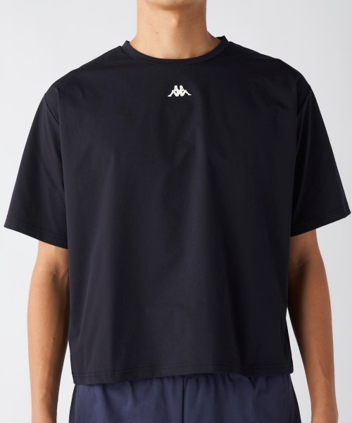 

Футболка с коротким рукавом, логотип Kappa, черный