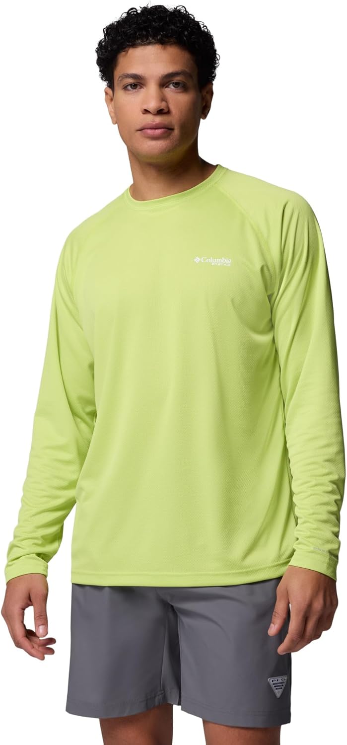 

Columbia мужская футболка PFG Solar Stream с длинным рукавом, Voltage, Зеленый, Columbia мужская футболка PFG Solar Stream с длинным рукавом, Voltage