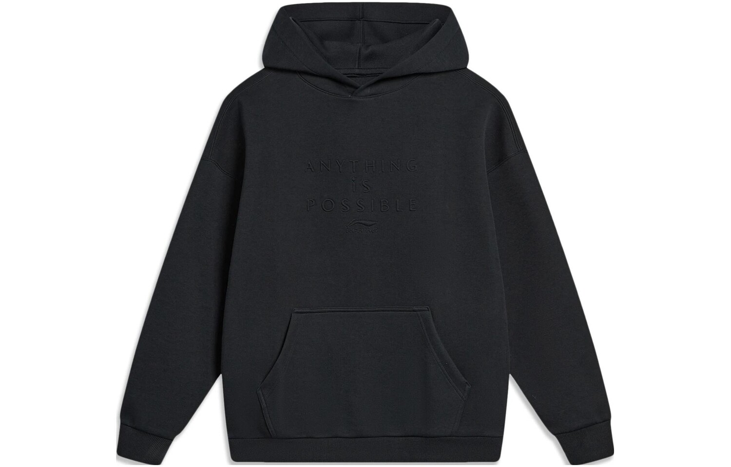 

Толстовка Sports Life Collection унисекс, черная Lining, черный