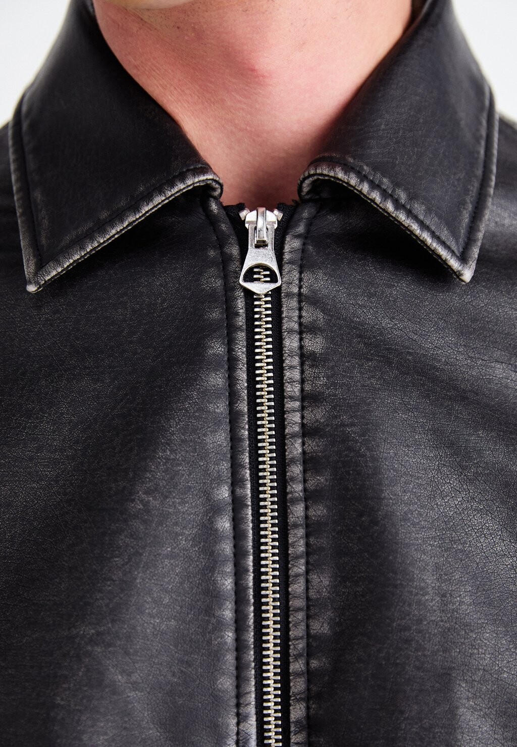 

Куртка из искусственной кожи JORBROOKLYN Jack & Jones, черный