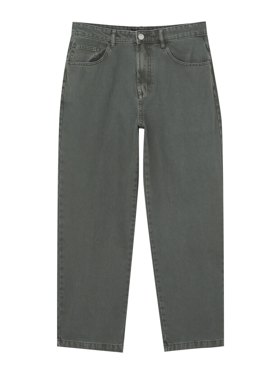 

Широкие джинсы Pull&Bear, серый деним