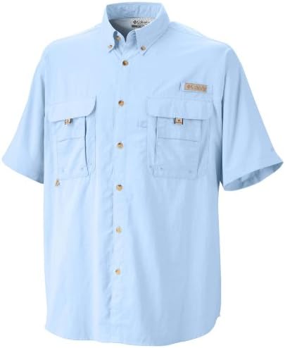 

Рубашка с коротким рукавом Columbia mens Bahama II, Light Blue