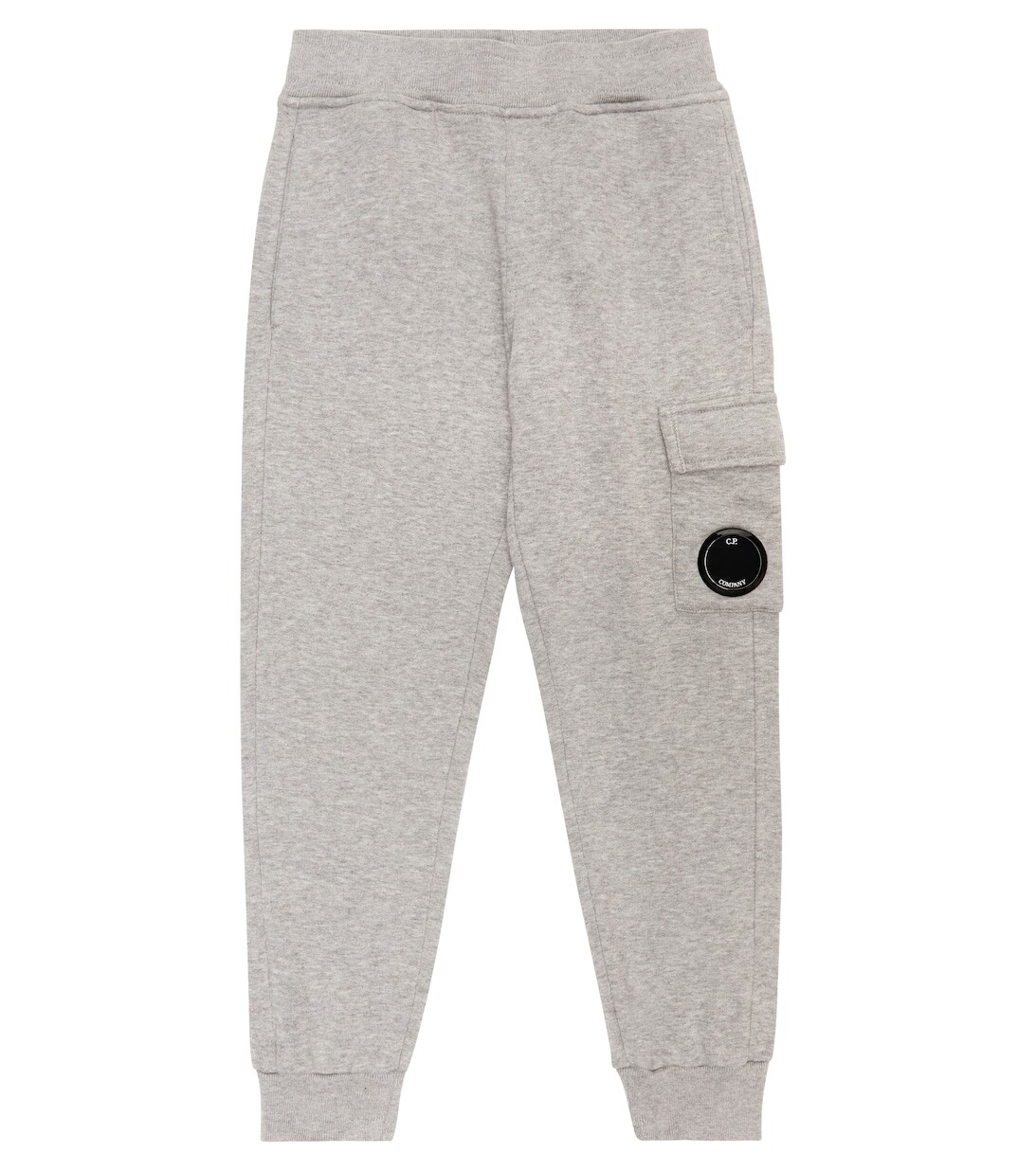 

Спортивные штаны из хлопкового флиса C.P. COMPANY KIDS, серый