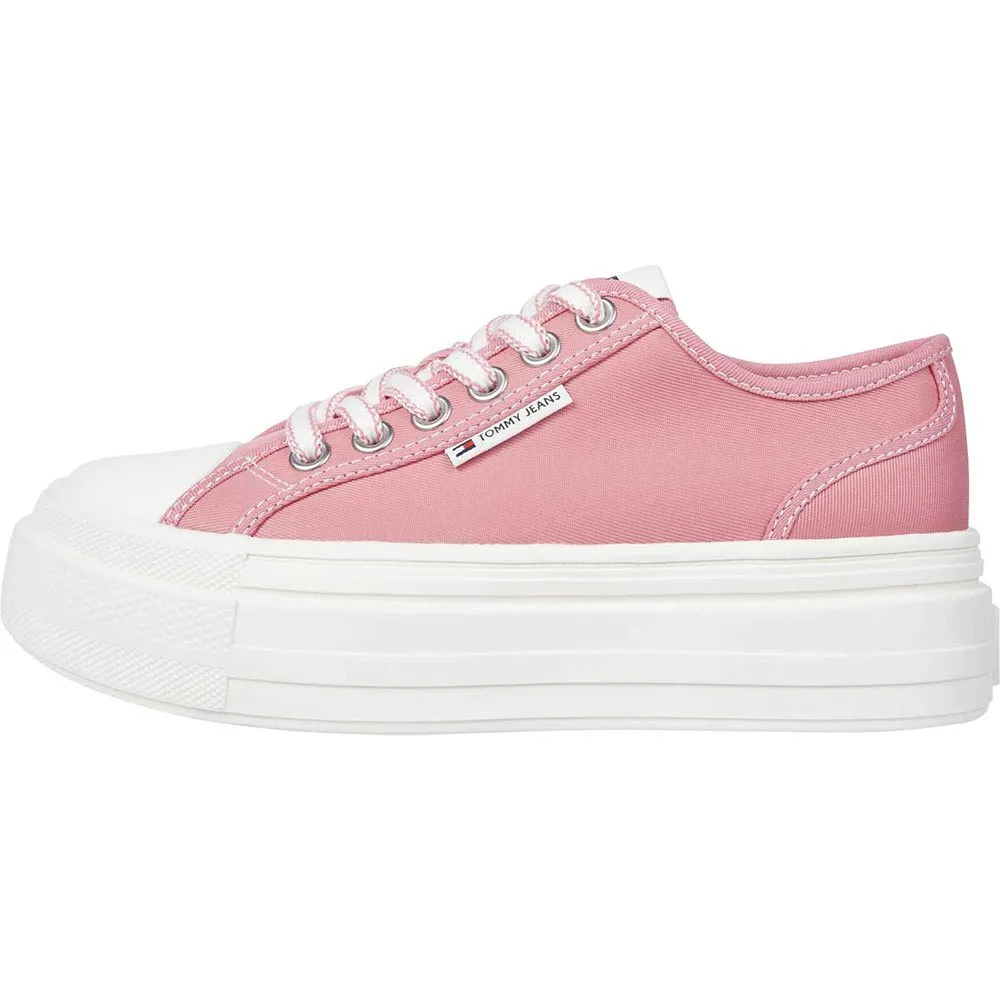 Кроссовки Tommy Jeans Foxing Flatform, розовый