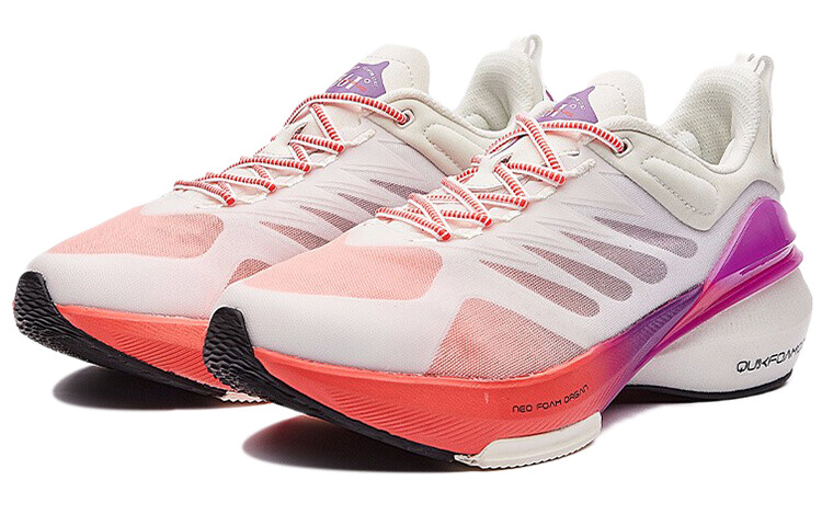 Кроссовки мужские Three-body X Running Shoes Low-Top White/Purple 361° — фото 3