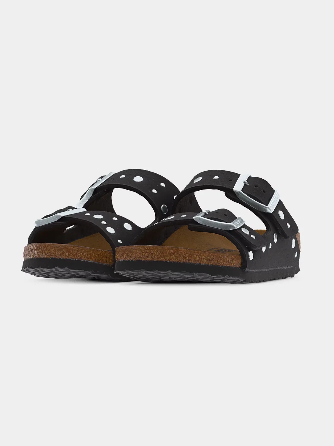Сандалии Birkenstock Arizona Rivets черного цвета — фото 2