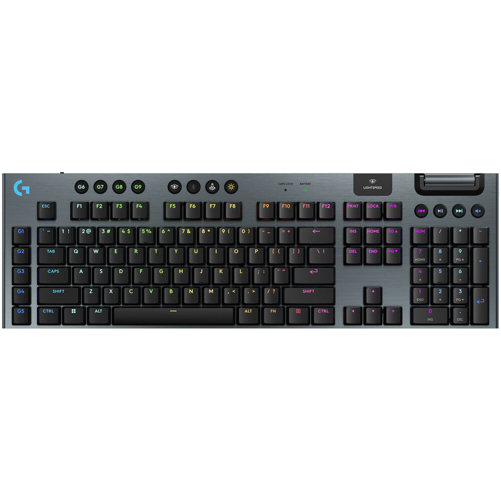 

Logitech G G915 X LIGHTSPEED - беспроводная механическая игровая клавиатура с RGB-подсветкой (Carbon, GL Linear)