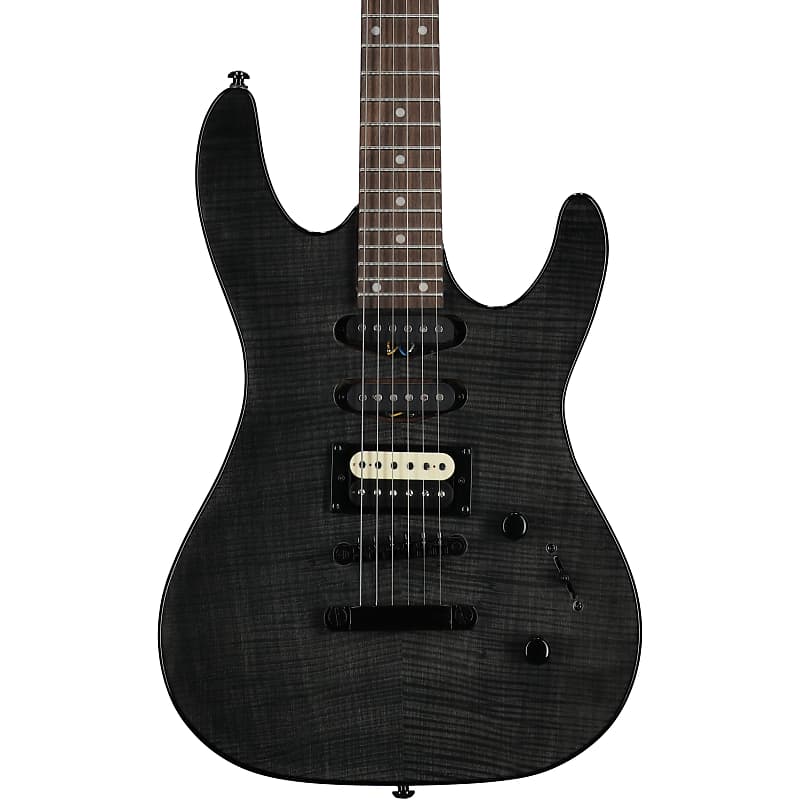 

Электрогитара Kramer Striker Figured HSS Electric Guitar, Laurel Fingerboard, Transparent Black