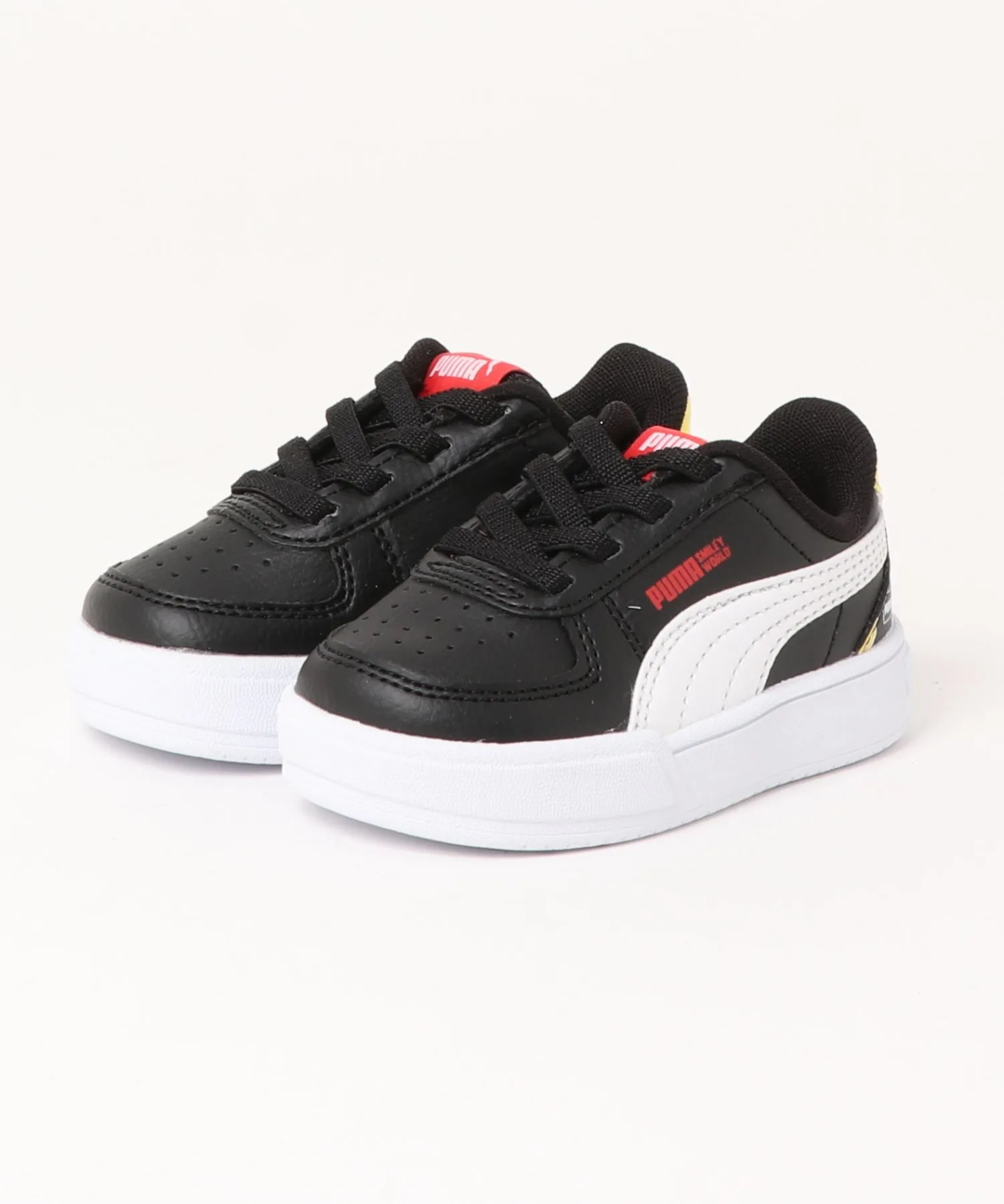 Детские кроссовки PUMA SMILY WORLD AC черно-белые