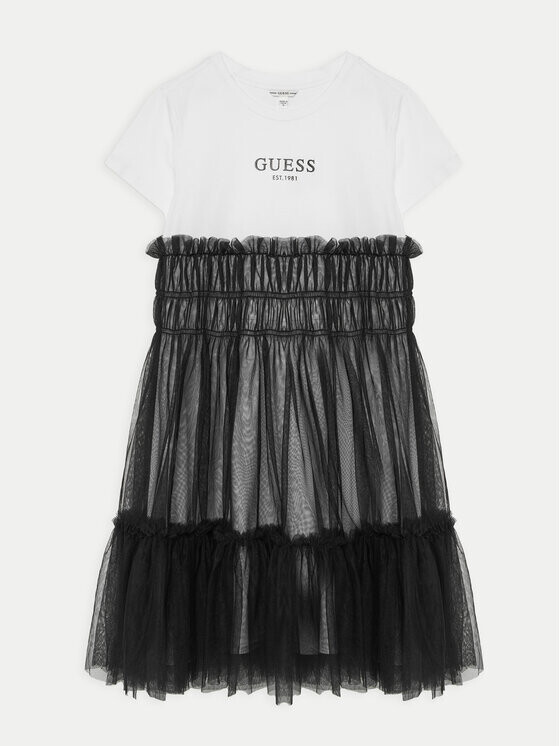 

Платье на каждый день, стандартного кроя Guess, черный