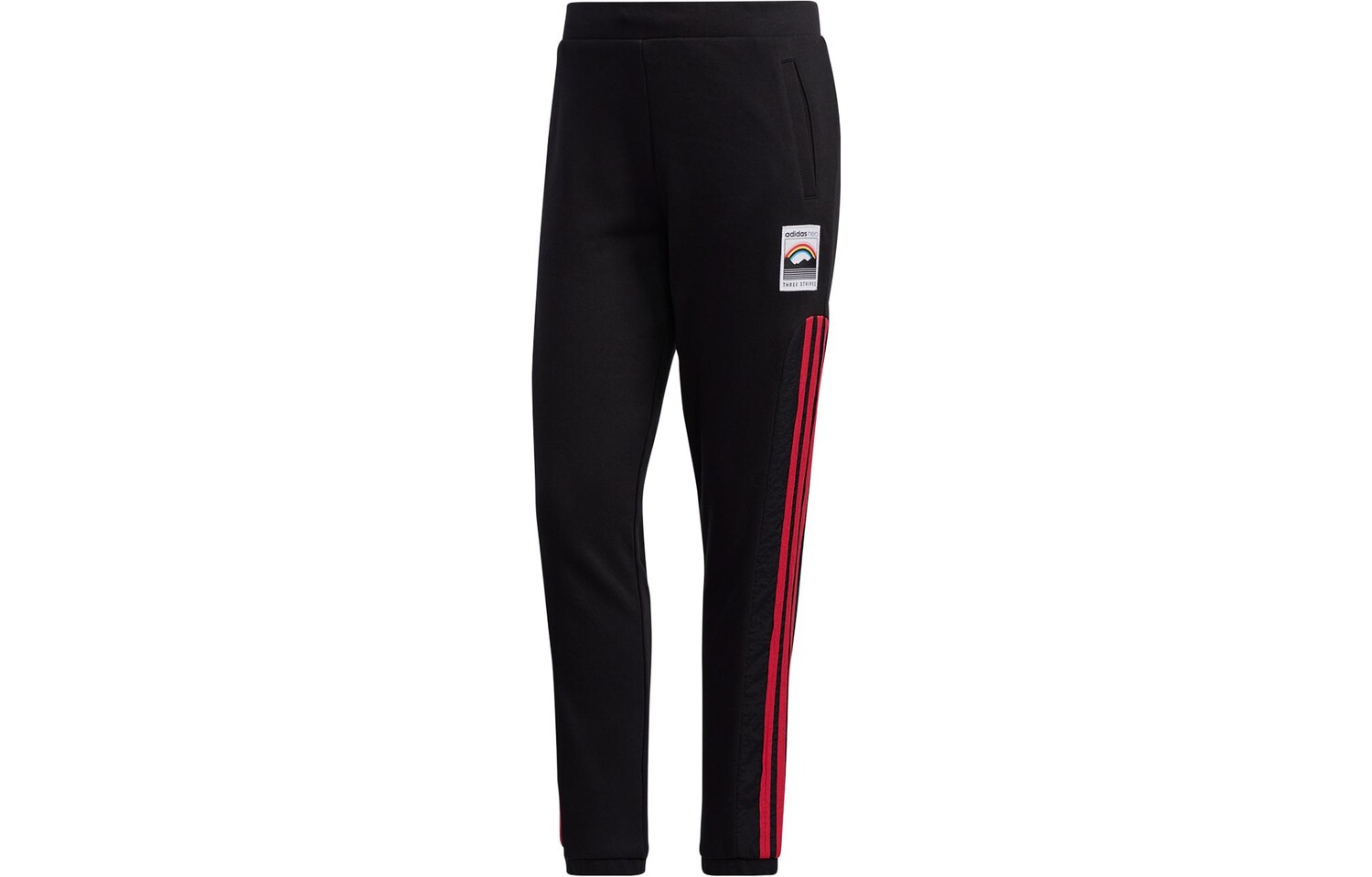 

Трикотажные спортивные штаны женские черные Adidas