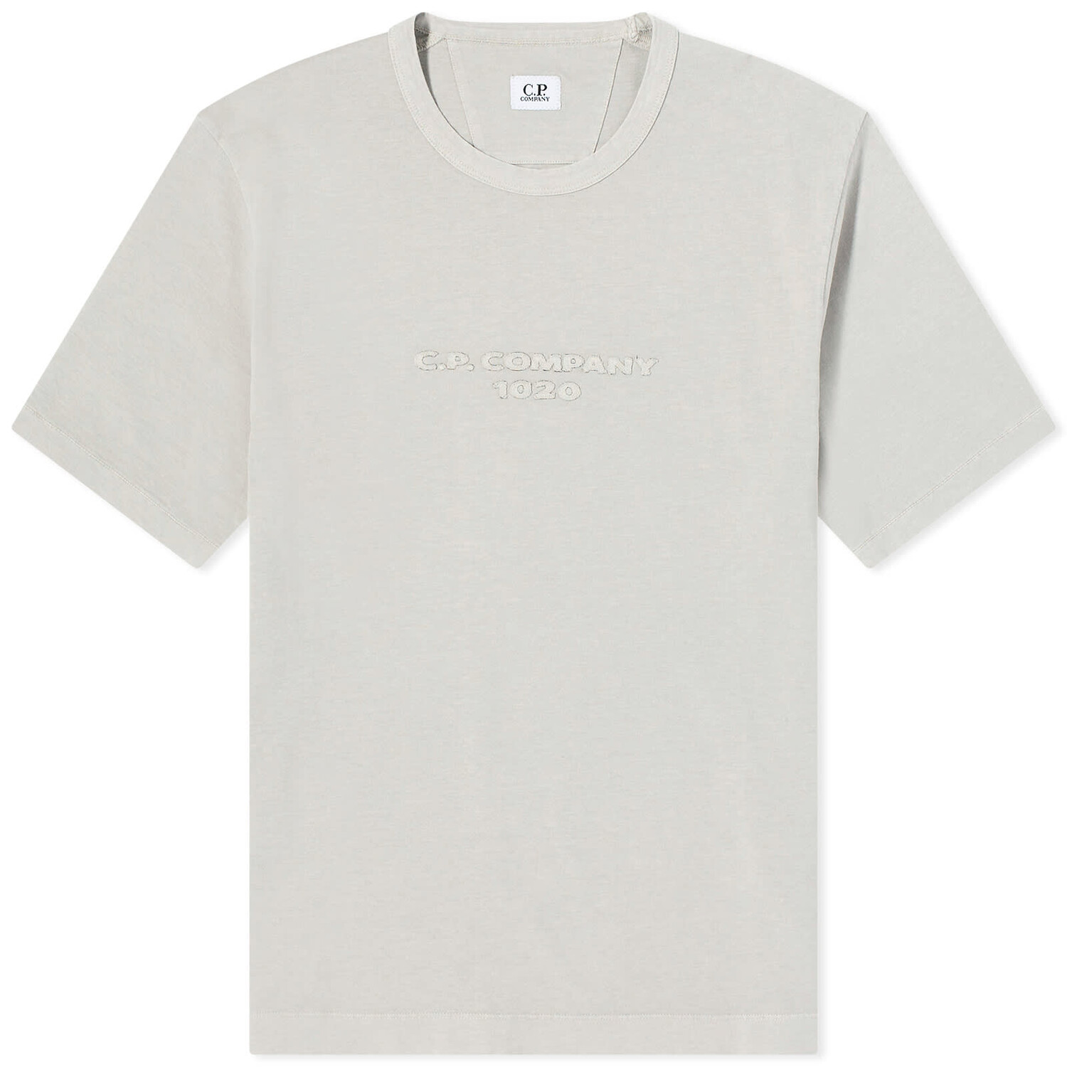 

Футболка C.P. Company Large Logo T-Shirt, цвет Drizzle