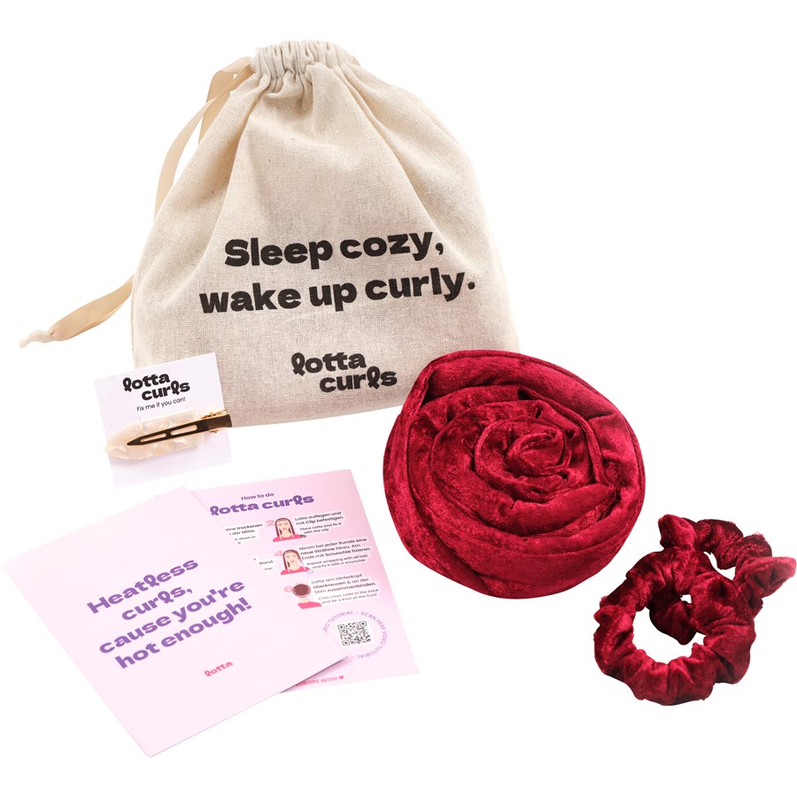 

Резинка для волос lockenband bordeaux red Lotta Curls, количество 1 шт.