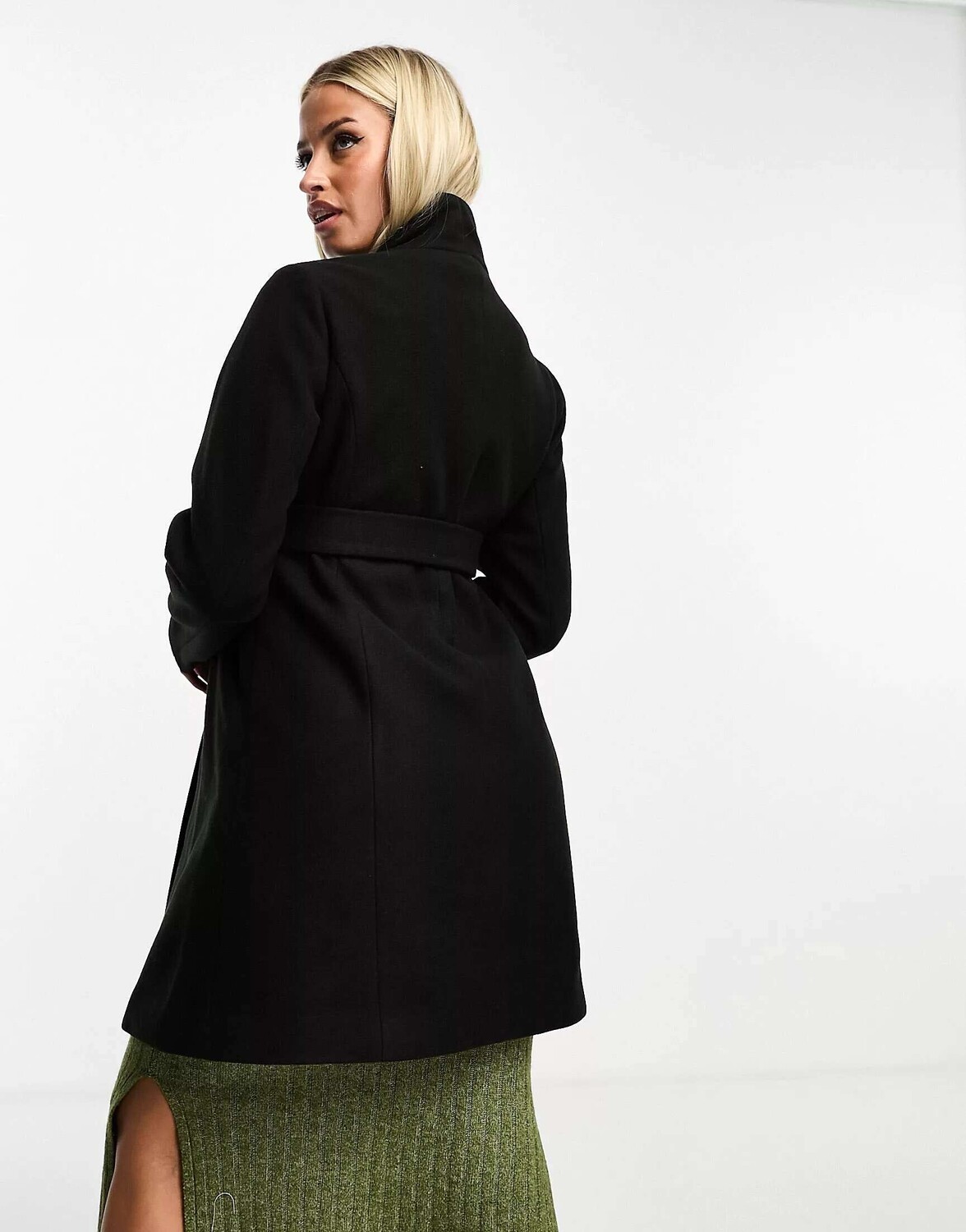 

Черное пальто с запахом Mamalicious Maternity Mama.licious, Черный, Черное пальто с запахом Mamalicious Maternity Mama.licious