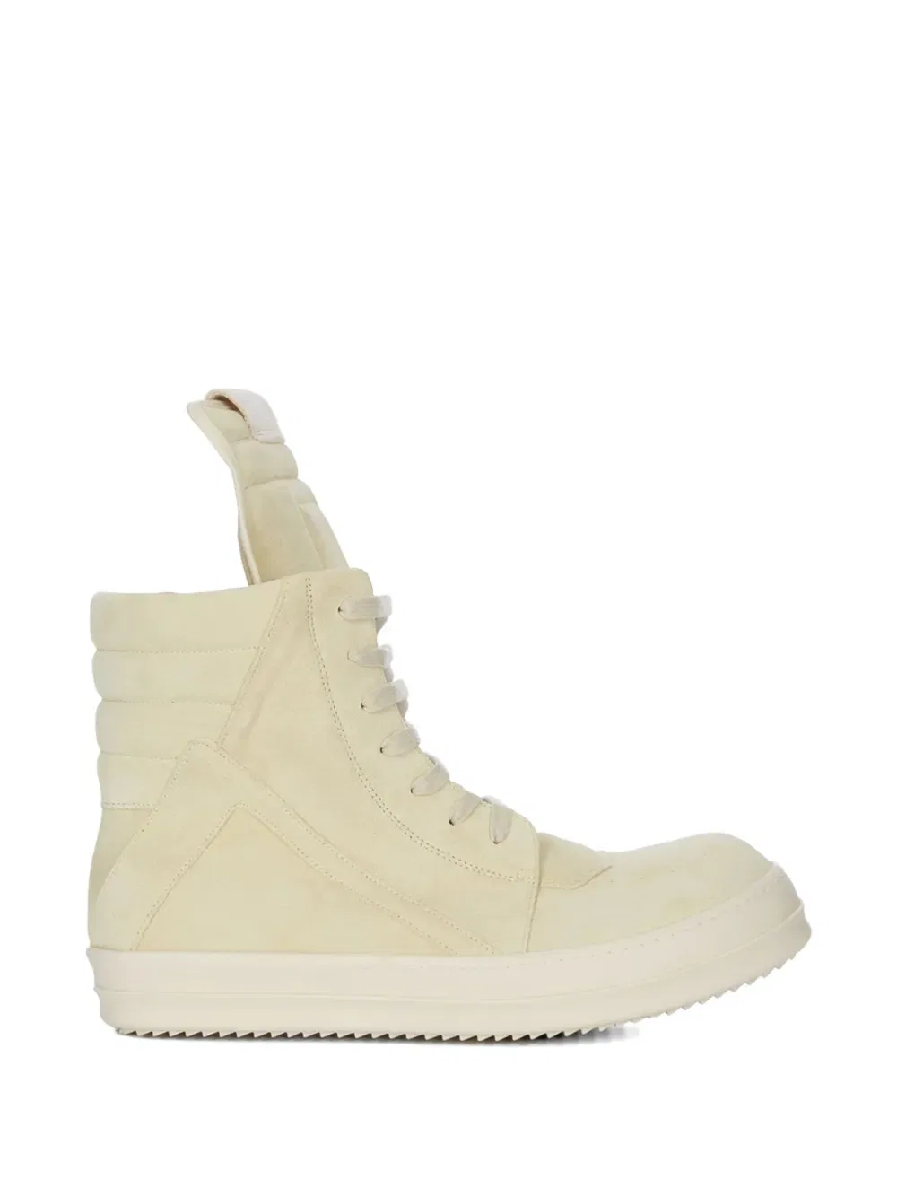 Кожаные кроссовки Geobasket на молнии Rick Owens, нейтральный