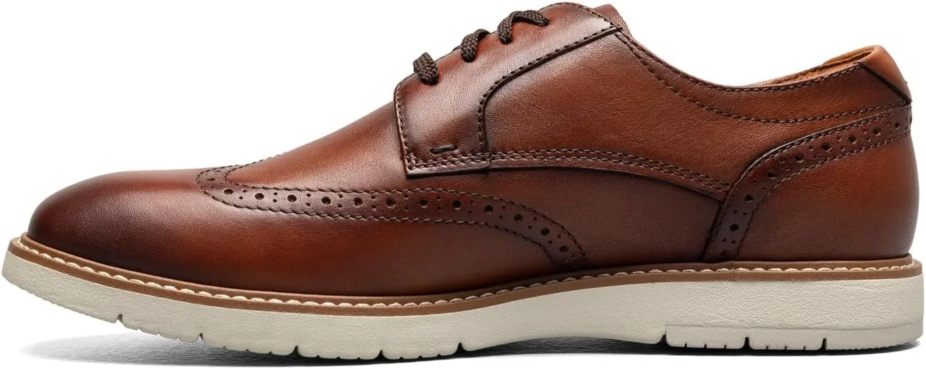 Мужские оксфорды Florsheim Vibe Wingtip, Cognac 2 — фото 4