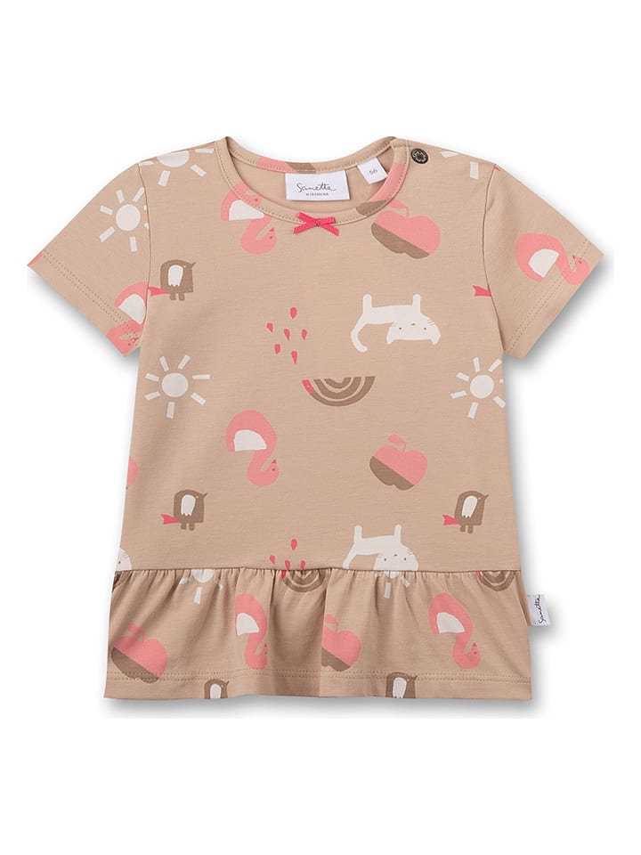 

Платье Sanetta Kidswear, бежевый