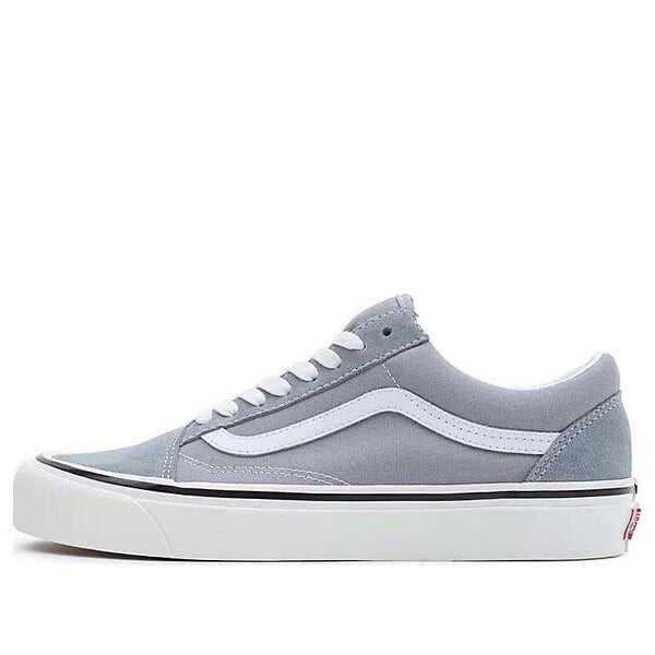 

Кроссовки old skool 36 dx 'grey white' Vans, серый