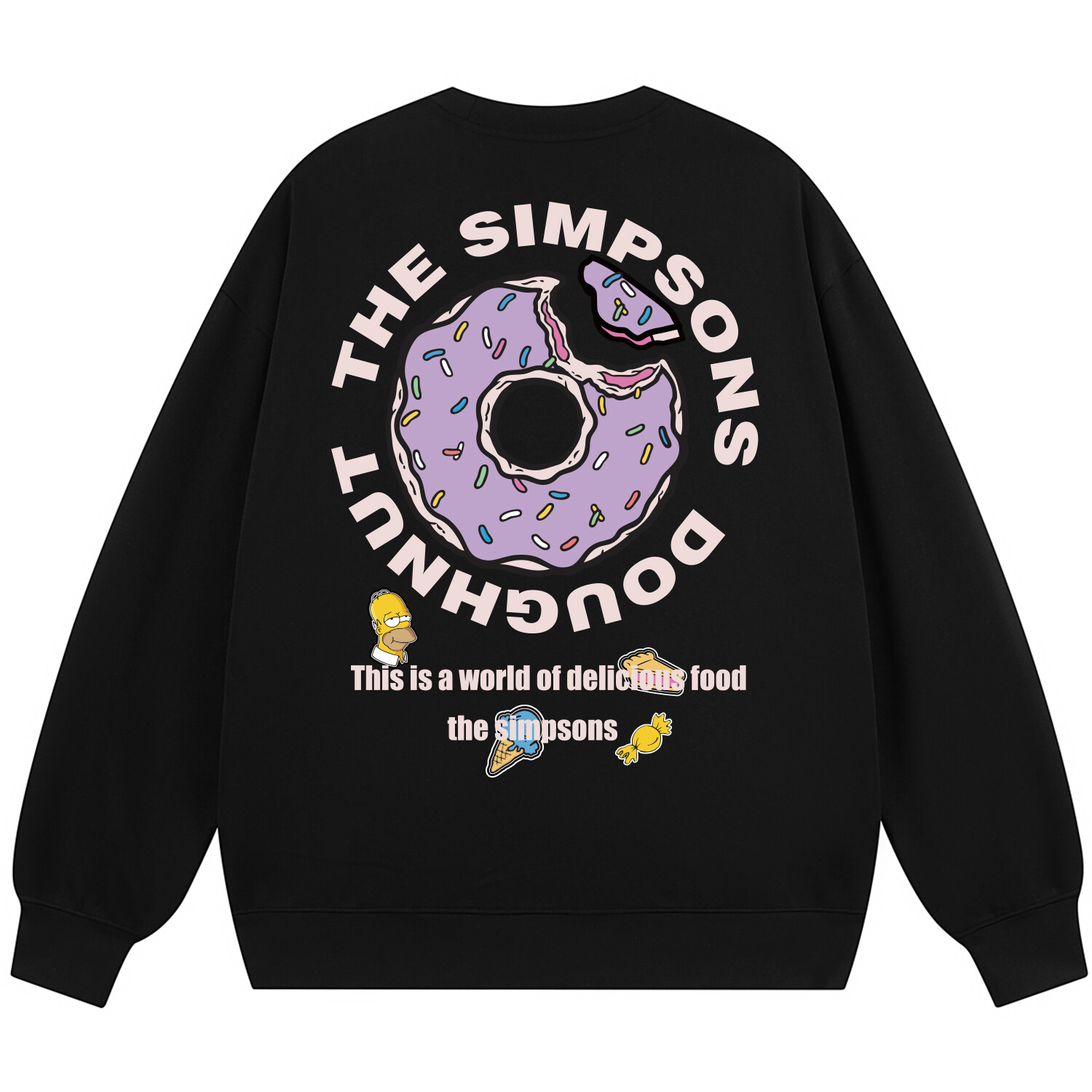 

The Simpsons Толстовка унисекс «Симпсоны», Черный