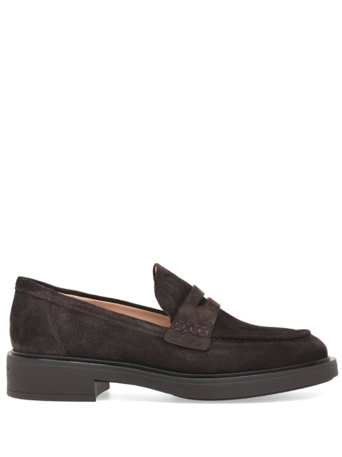 Gianvito Rossi лоферы Harris, коричневый