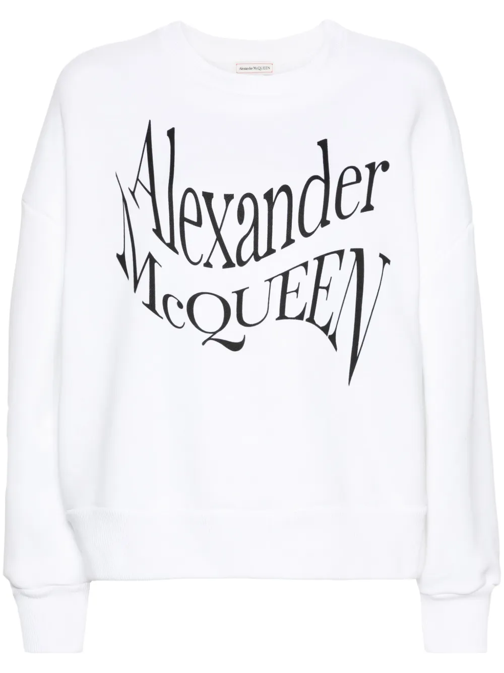 

Толстовка с логотипом Alexander McQueen, белый