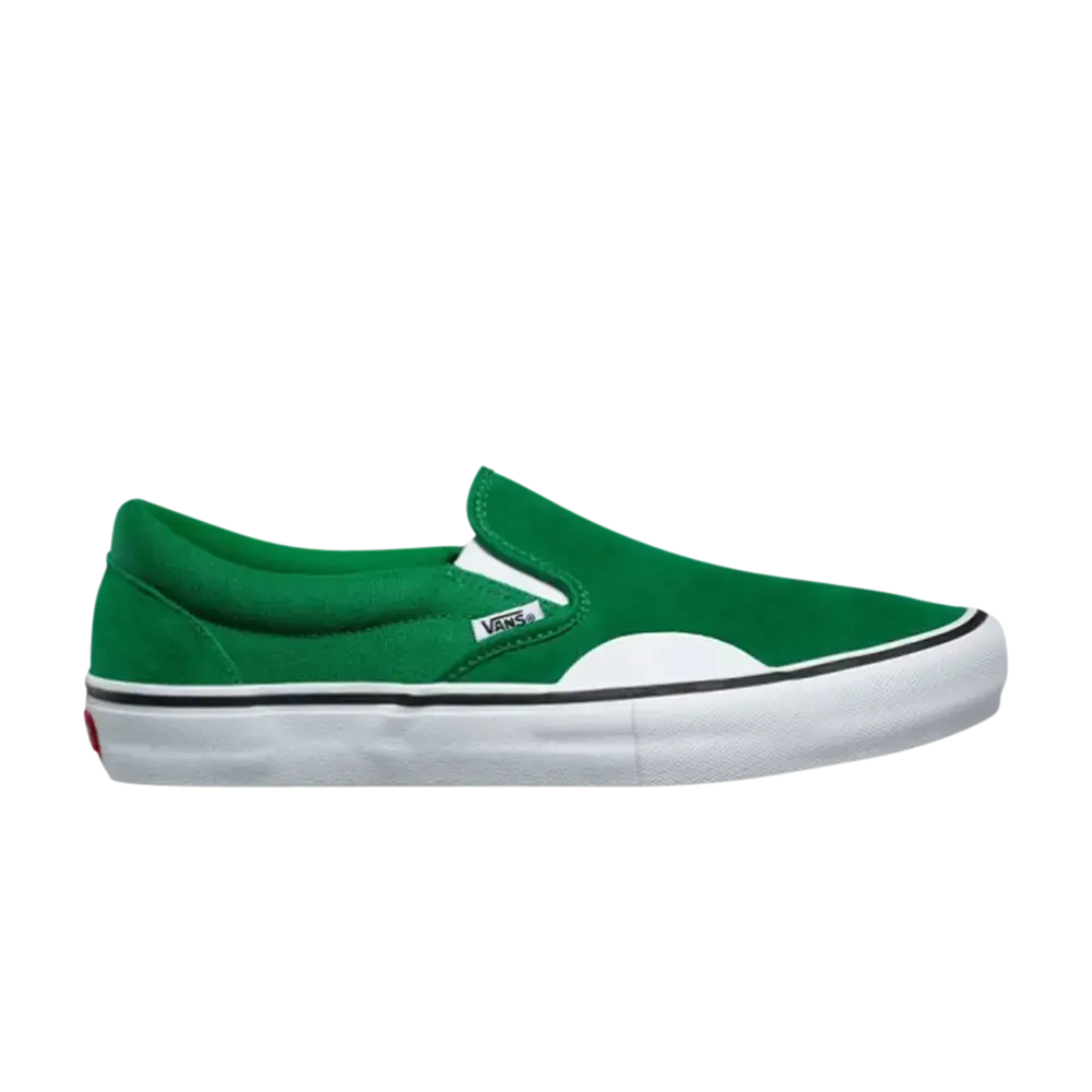 Слипоны Pro Vans, зеленый