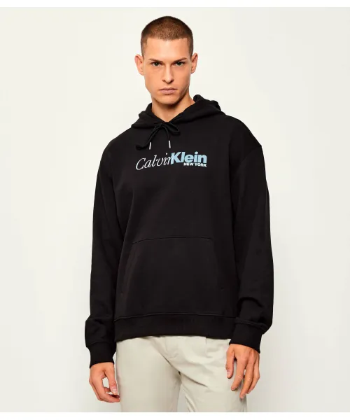 

Махровая толстовка Loose fit Calvin Klein, черный