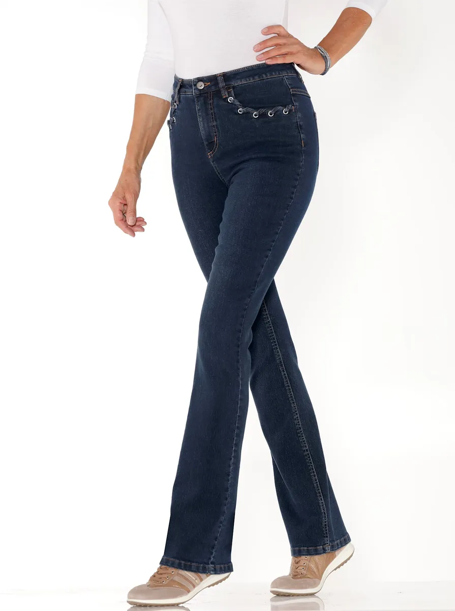 

Джинсы Classic Basics bootcut (1 шт.), синий