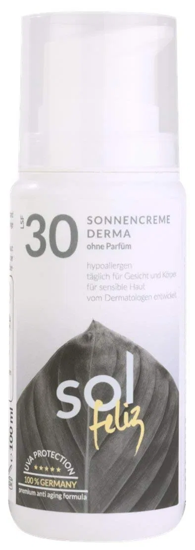 Дерматологический солнцезащитный крем SPF 30 от Sol Feliz Sol Feliz