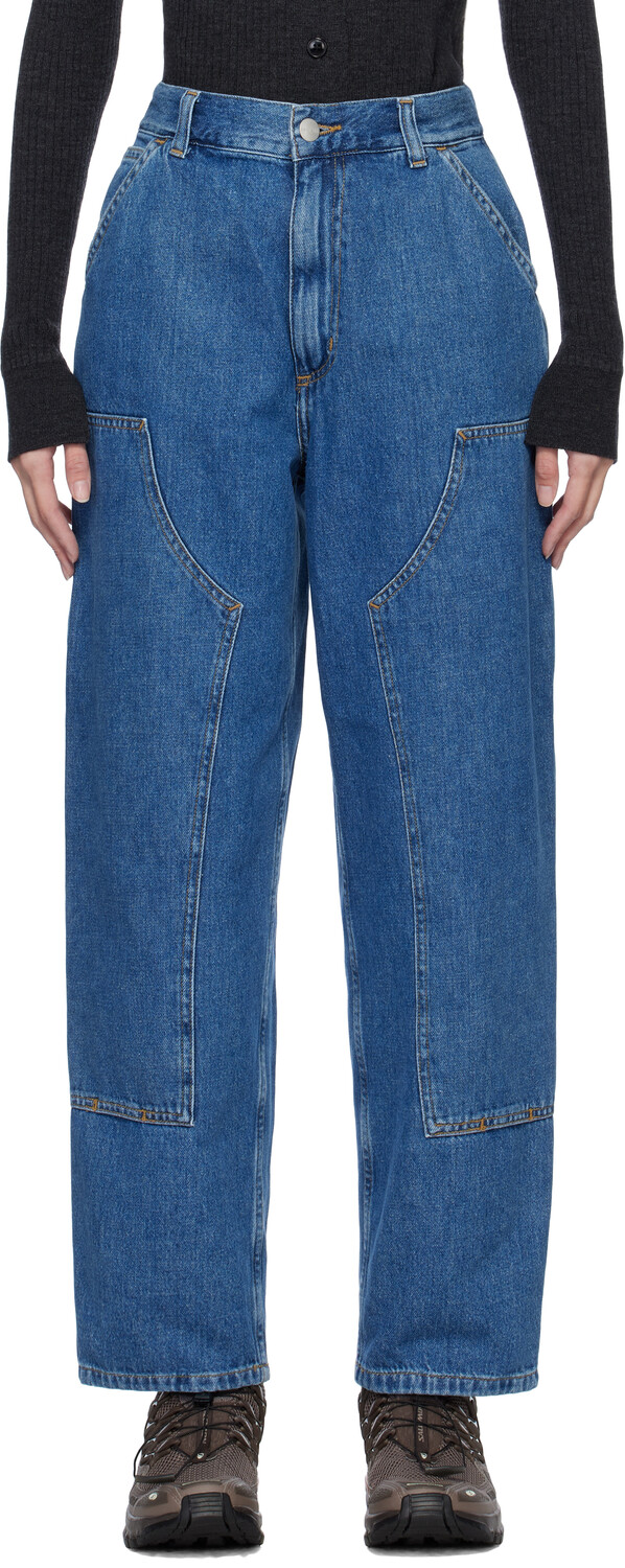 

Джинсы Brandon Double Knee Carhartt Work In Progress, синий