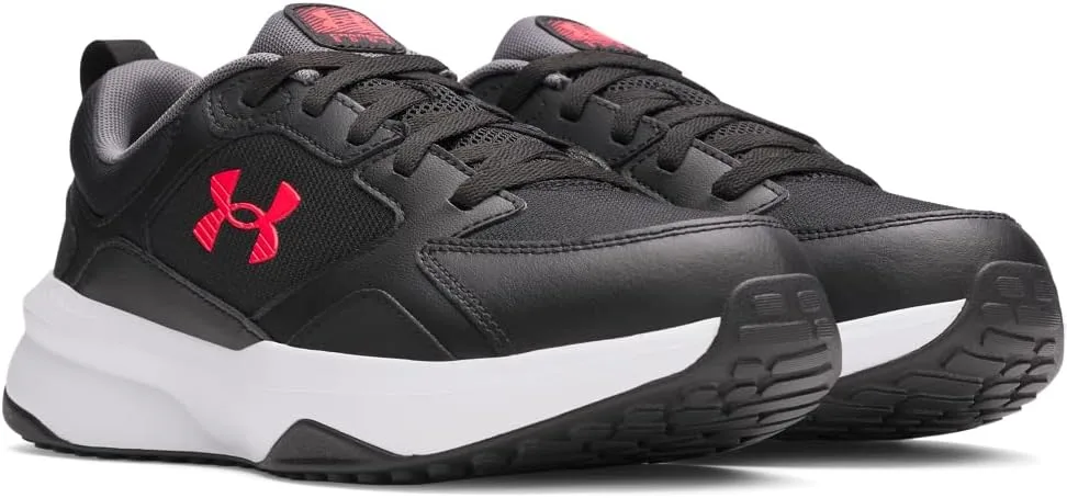 Мужские тренировочные кроссовки Under Armour Charged Edge, черно-белый/красный — фото 2