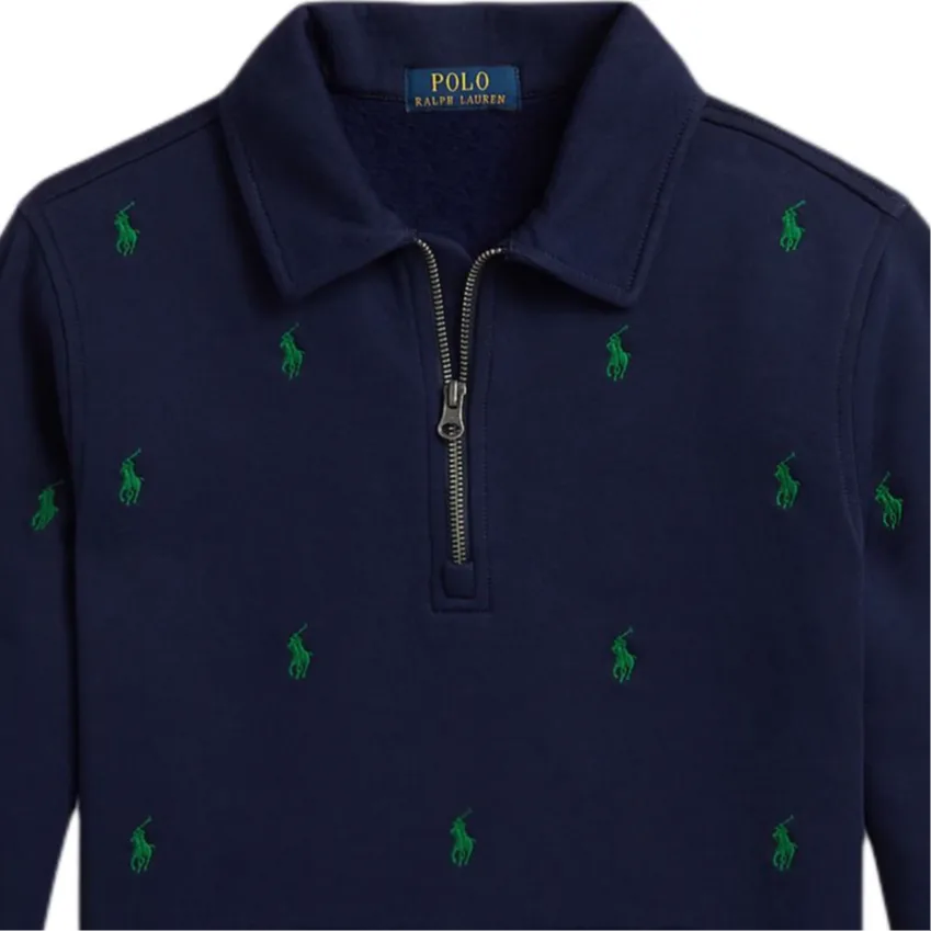Толстовка FW25 для детей Polo Ralph Lauren, Elegant Marine Blue — фото 4