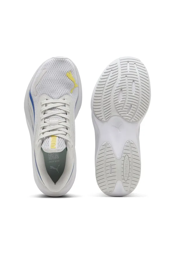Детские кроссовки puma pounce lite jr для дома 401512 14 серые sapphirepineappie обувь для коньков grayroyal sapphirepineappie ice Puma, Gray-Royal Sapphire-Pineappie Ice — фото 3