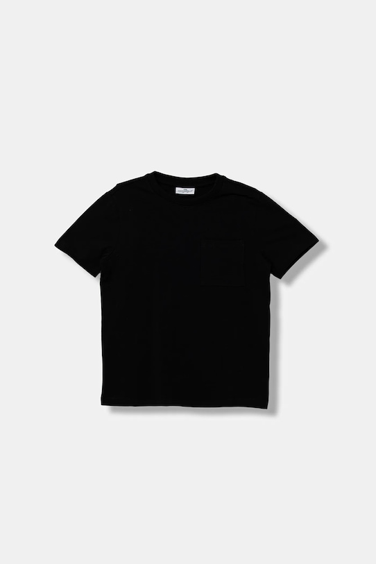 

Детская хлопковая футболка Coccodrillo, черный