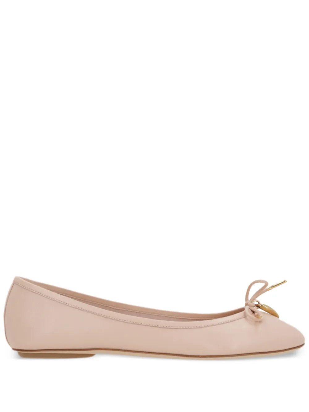 Кожаные балетки CHLOÉ, розовый
