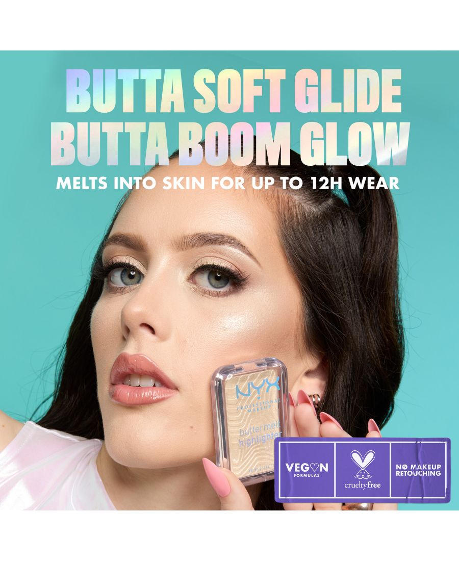 Пудра-хайлайтер «Арбузный цвет», 0,17 унции NYX Professional Makeup, цвет butta mint — фото 4