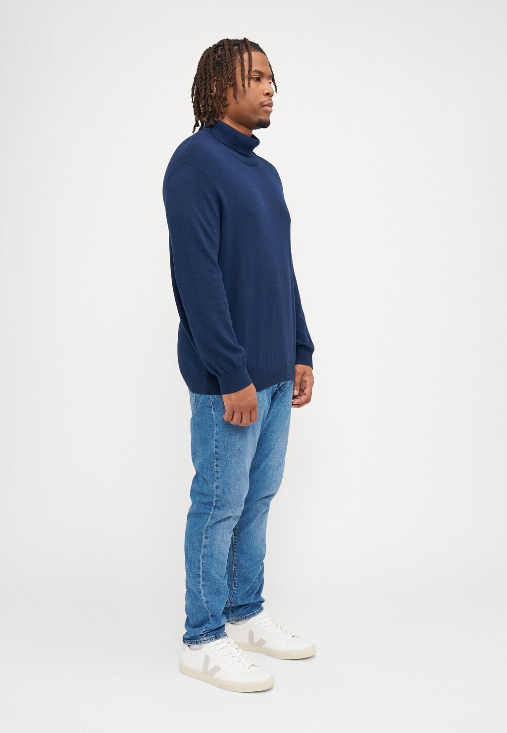

Джемпер JJEEMIL ROLL NECK Jack & Jones, темно-синий