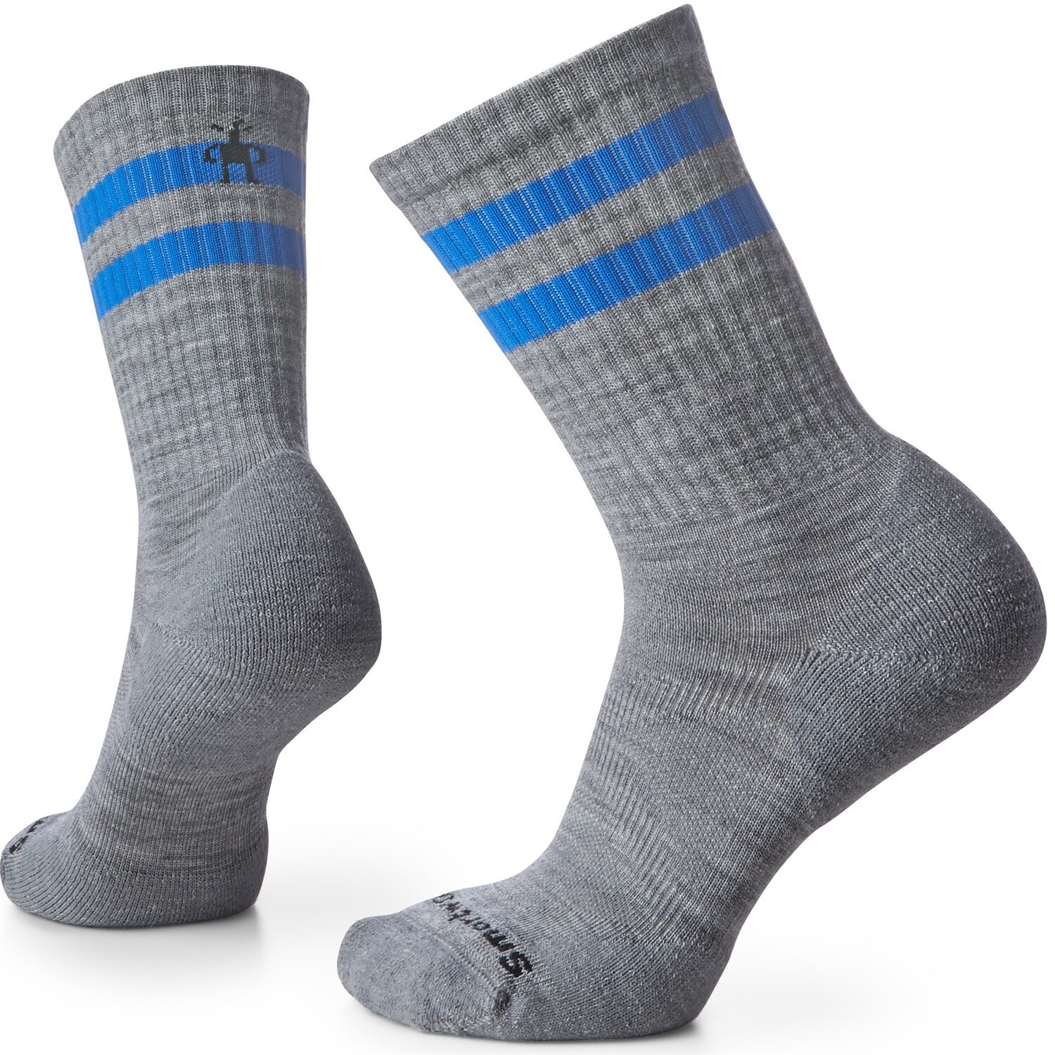 

Носки Smartwool Athletic Stripe Crew, светло-серый