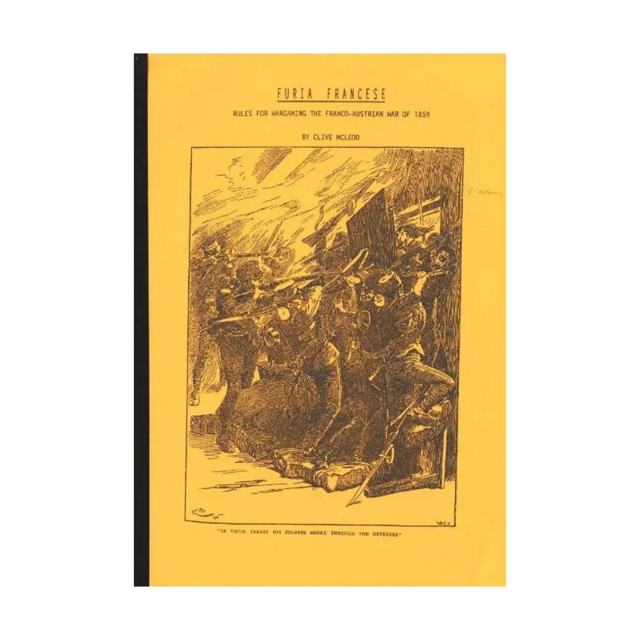 

Фурия Франчезе, Historical Miniature Rules (Frei Korps 15)