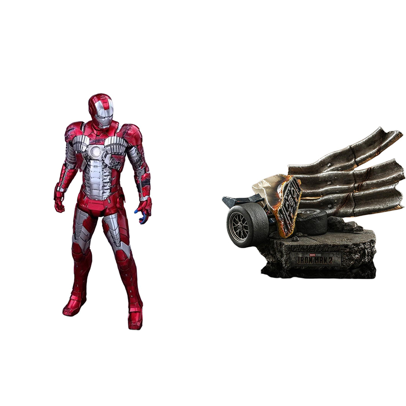 

Железный Человек МК5 Фигурки 1/6 Издание 2021 Hot Toys, Iron Man MK5 with base set