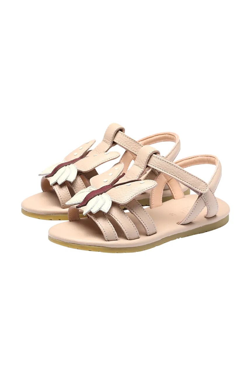 

Детские кожаные сандалии Iles Sky Sandals Butterfly Donsje, бежевый
