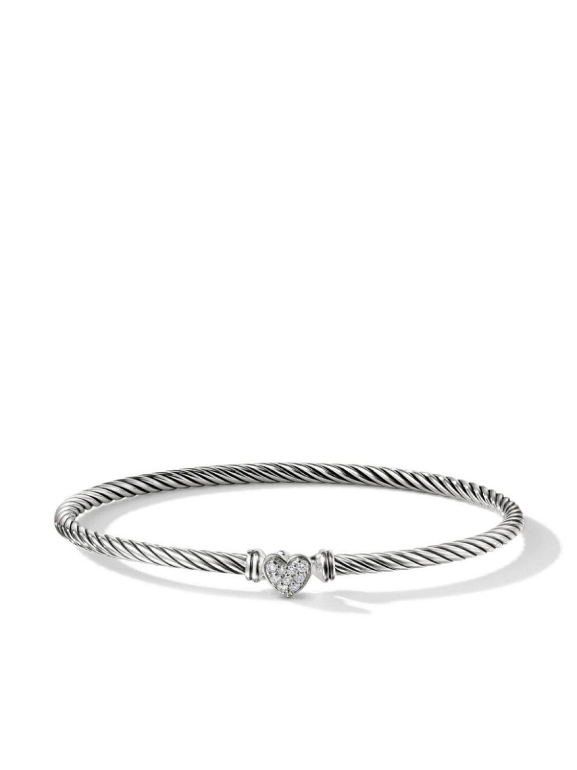 

Серебряный браслет Classic Cable с бриллиантами David Yurman