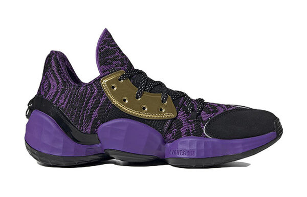Кроссовки star wars x harden vol. 4 j Adidas, черный — фото 2