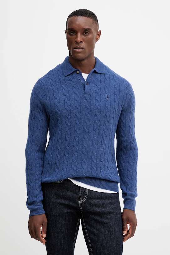 

Шерстяной свитер Polo Ralph Lauren, синий