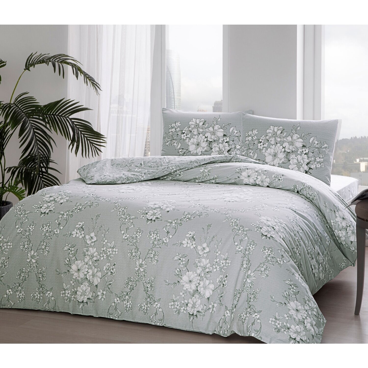 

Комплект постельного белья Tac Lily, серый