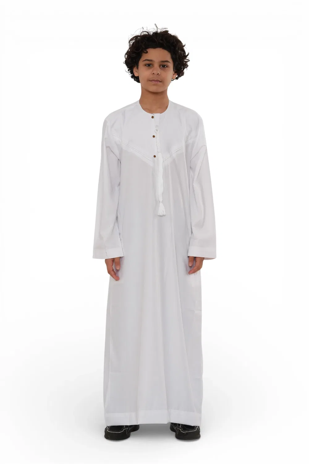 Arabic Thobes Детский белый марокканский халат Джубба для мальчиков, Джеллаба, Рамадан, Ид Тобе - K-HM11